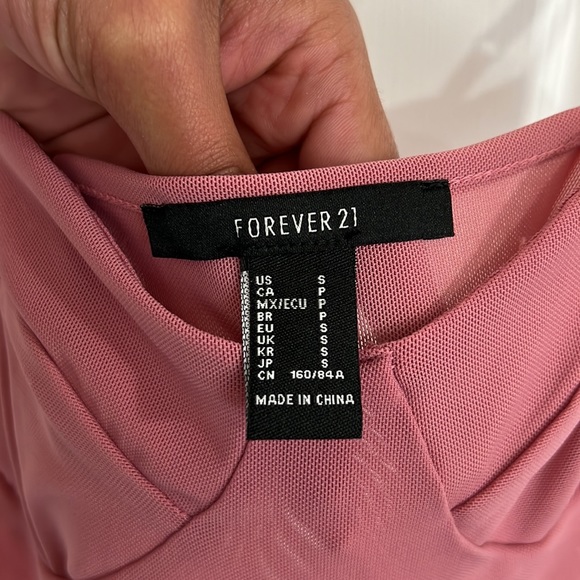 Mesh Pink Bodysuit - Picture 4 of 4